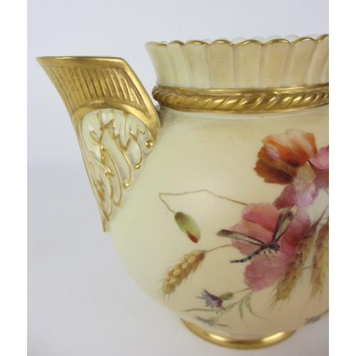 675M - A Royal Worcester aesthetic movement jug