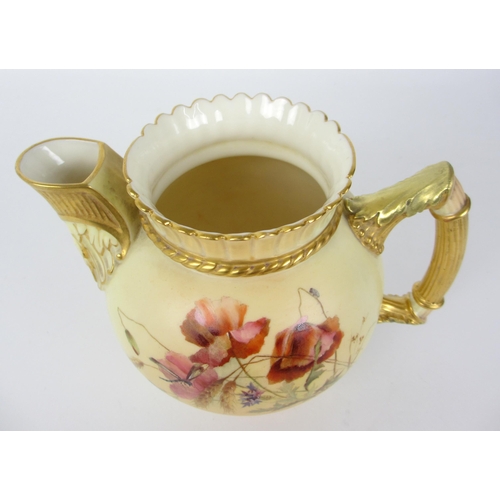 675M - A Royal Worcester aesthetic movement jug