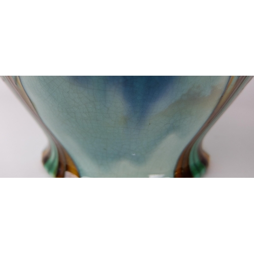 680 - A Mintons pottery secessionist jardiniere no. 53