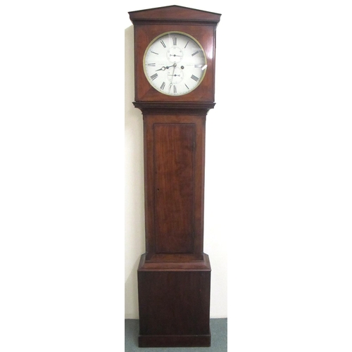 685 - A Victorian mahogany eight day longcase clock