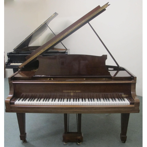 688 - A Steinway & Sons baby grand piano