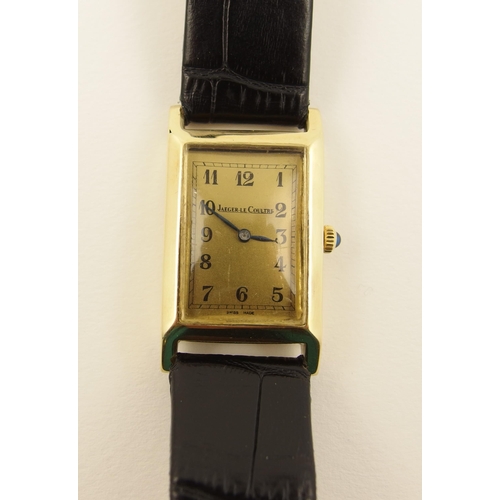 71 - A 14ct ladies Jaeger Le Coultre wristwatch