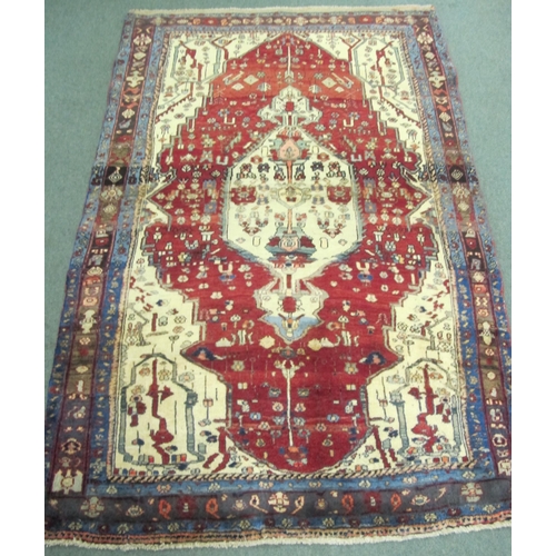 766 - A Persian Hamadan floor rug