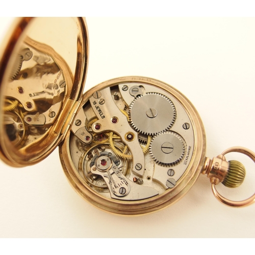 84 - A 9ct open face pocket watch