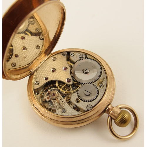 96 - A 9ct open face pocket watch