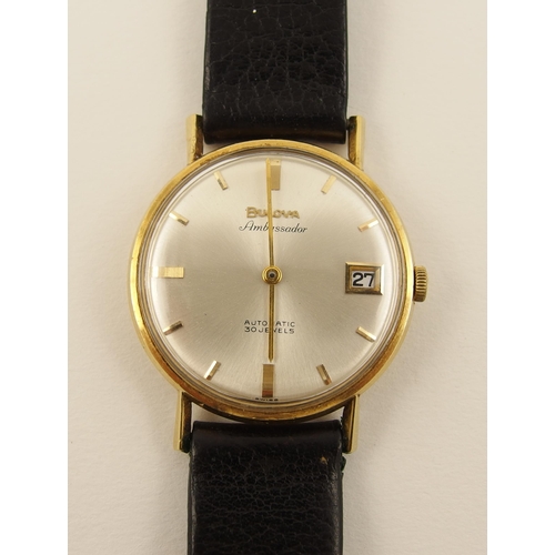 99 - An 18ct Bulova wristwatch