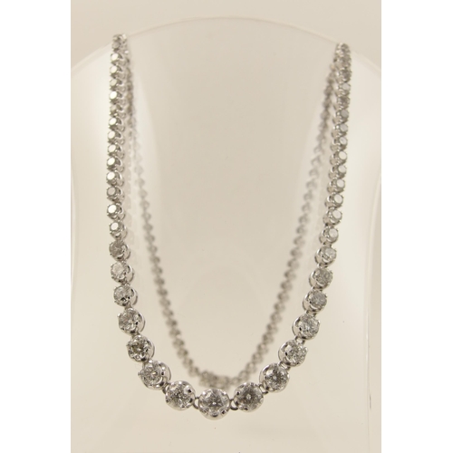 102 - A diamond set necklace