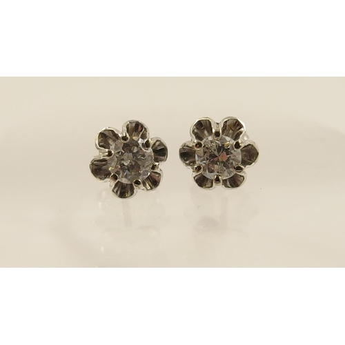 112 - Diamond earrings