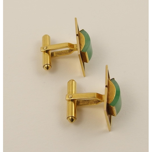 119 - 14ct cufflinks