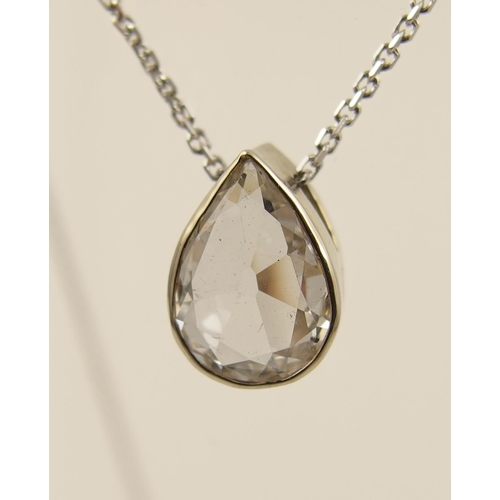 121 - A diamond pendant