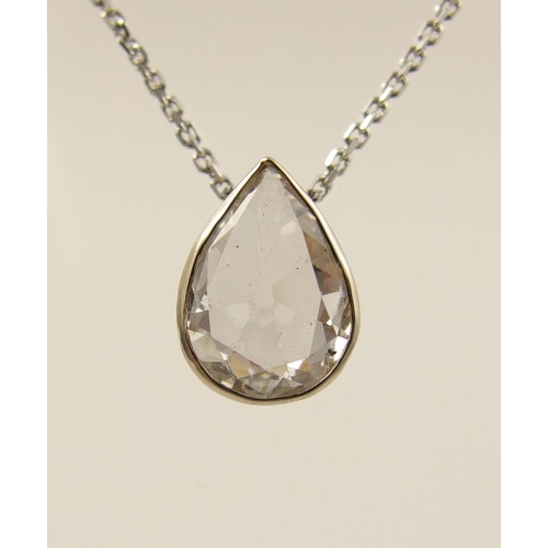 121 - A diamond pendant