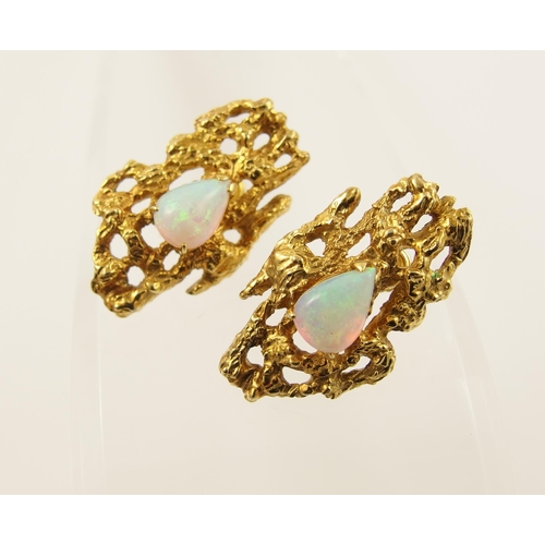 66 - Retro Opal earrings