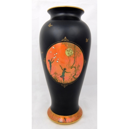 666 - A Carlton Ware 'Moonlight Cameo' vase