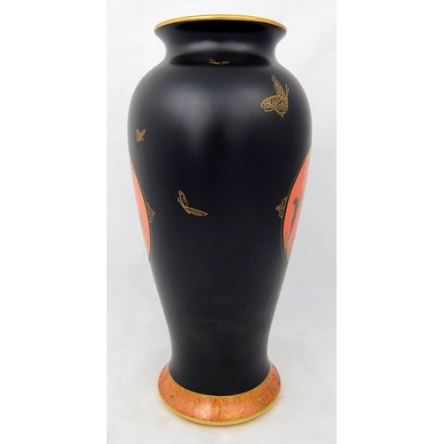 666 - A Carlton Ware 'Moonlight Cameo' vase