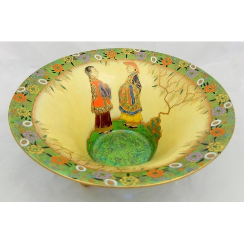 667 - A Carlton Ware Mandarins Art Deco bowl