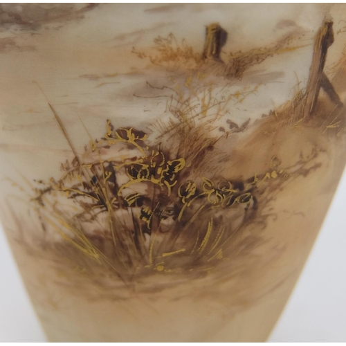 680 - A Royal Worcester porcelain vase