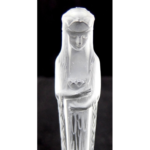 682 - A Rene Lalique Statuette De La Fontaine Cendrier