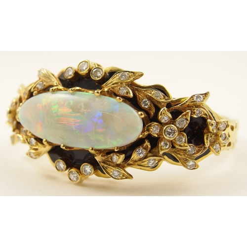 71 - An impressive opal bangle