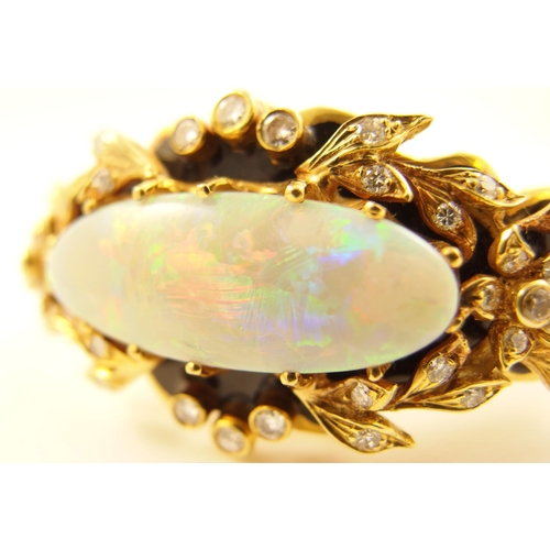 71 - An impressive opal bangle