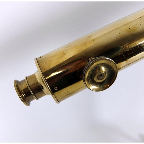 717 - A brass cased telescope