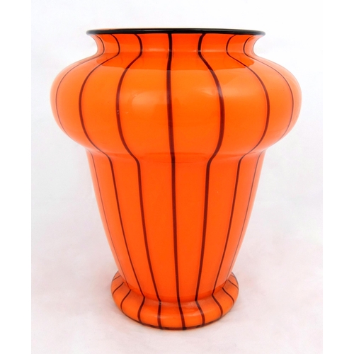 722 - A Loetz Tango glass vase designed by Michael Powolney circa. 1920