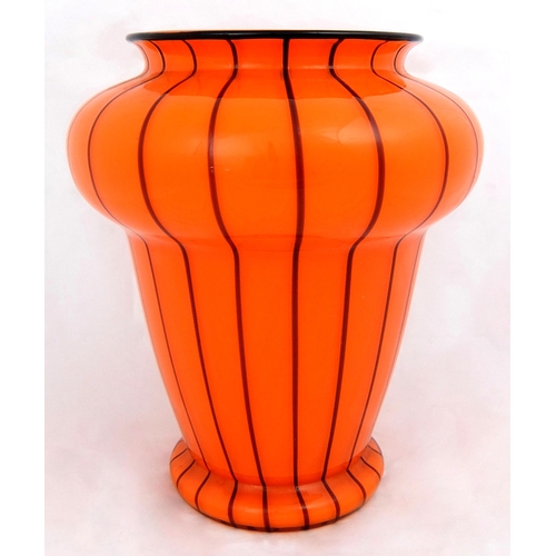 722 - A Loetz Tango glass vase designed by Michael Powolney circa. 1920