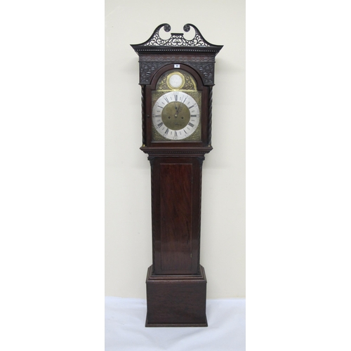 791 - A Victorian mahogany eight day longcase clock by John Hamilton  Glasgow