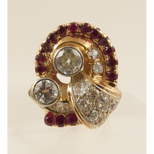 85 - A 1950's style ring