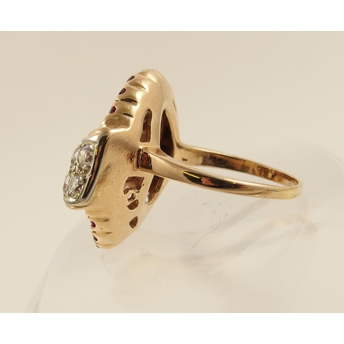 85 - A 1950's style ring