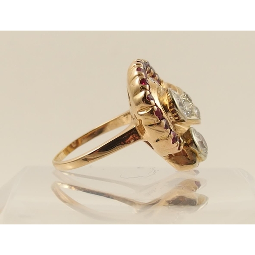 85 - A 1950's style ring