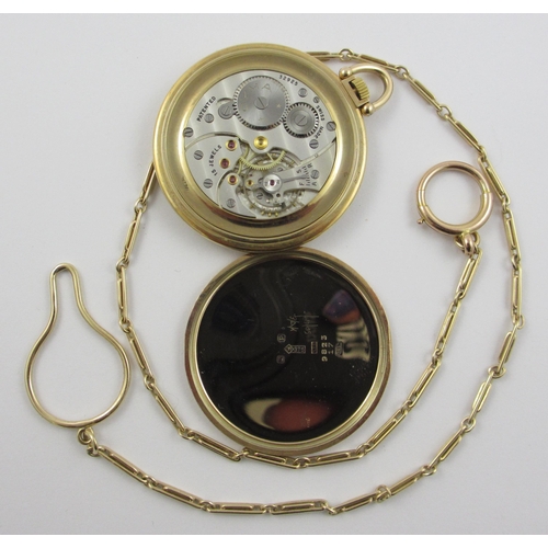 67 - A 9ct Cyma pocket watch