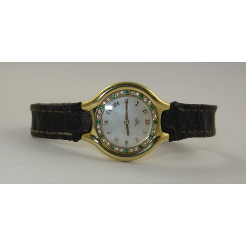 76 - An 18ct 'Ebel Beluga' ladies wristwatch