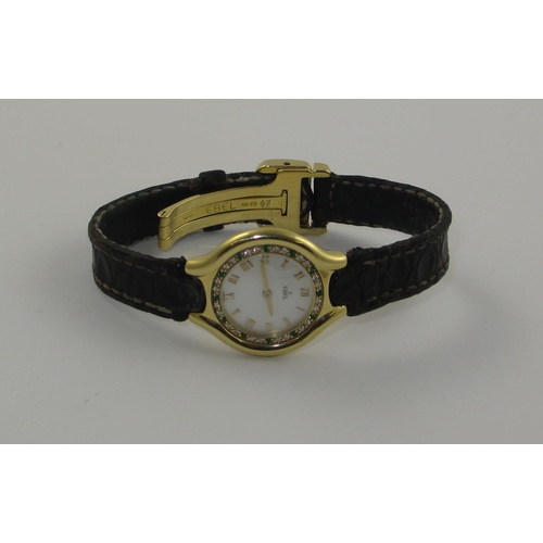 76 - An 18ct 'Ebel Beluga' ladies wristwatch