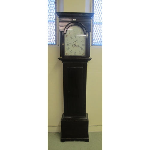 821 - A Georgian eight day longcase clock by 'Jn Gladstone Biggar'