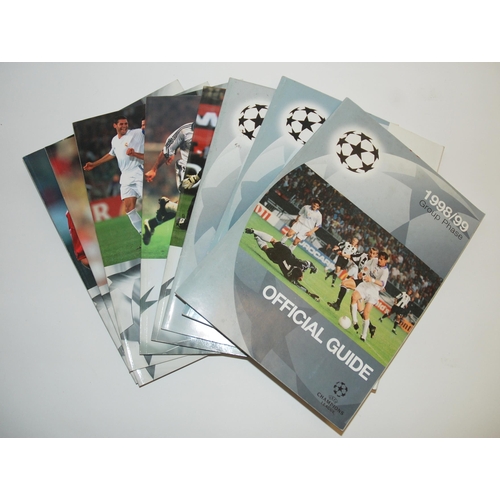 197 - A collection of Champions League and Cup Winners' Cup match programmes