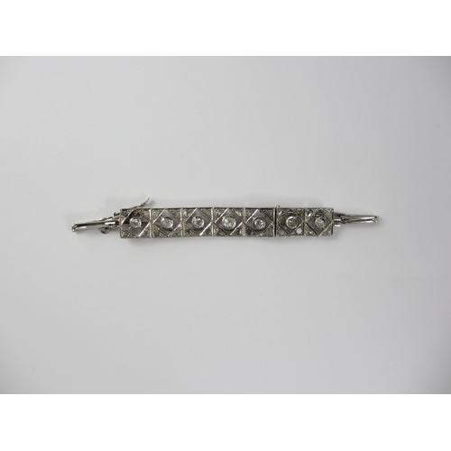 102 - An Art Deco diamond bracelet