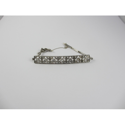 102 - An Art Deco diamond bracelet