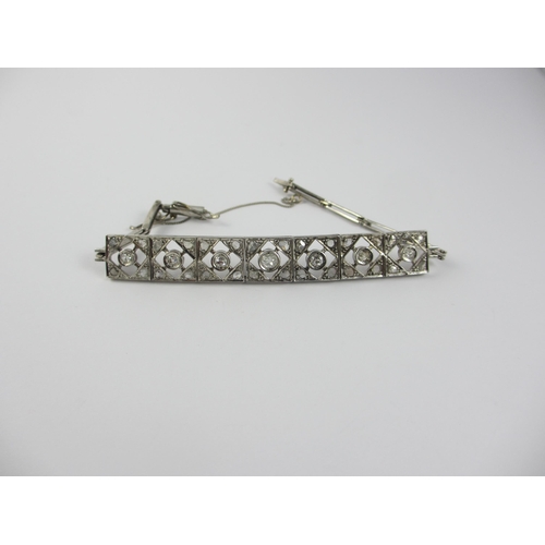 102 - An Art Deco diamond bracelet