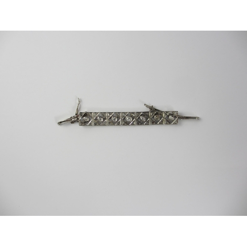 102 - An Art Deco diamond bracelet