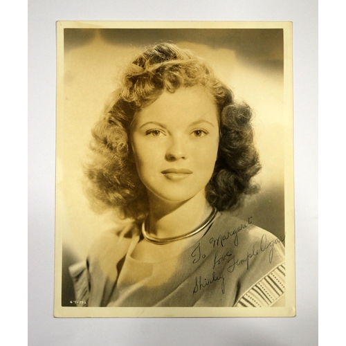 370 - An autographed and dedicated Studio photograph of Holywood Legend Shirley Temple