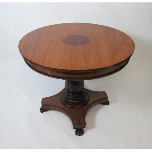 846 - A 19th Century and later mahogany breakfast table