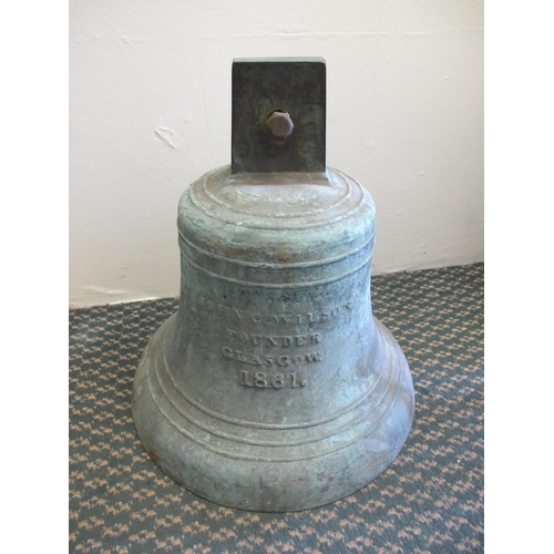 847 - A large Victorian ships bell