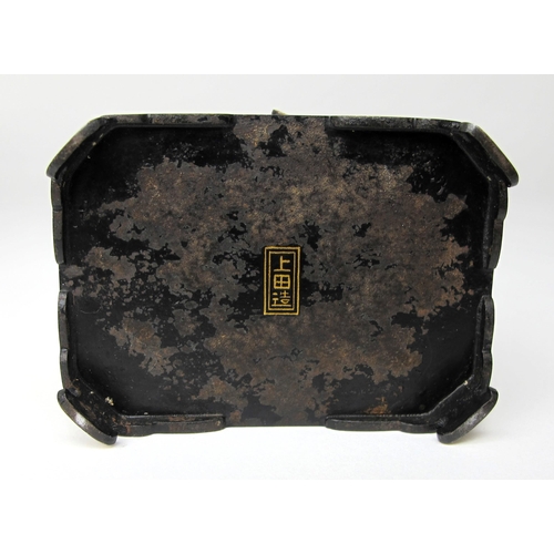 518 - A Japanese Komai miniature octagonal shaped chest