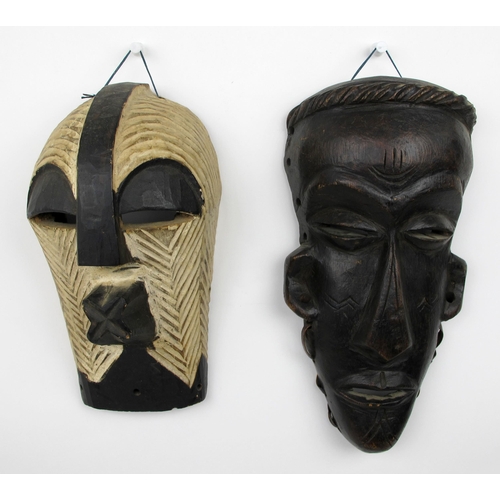 534 - A Songye East Congo carved wood face mask