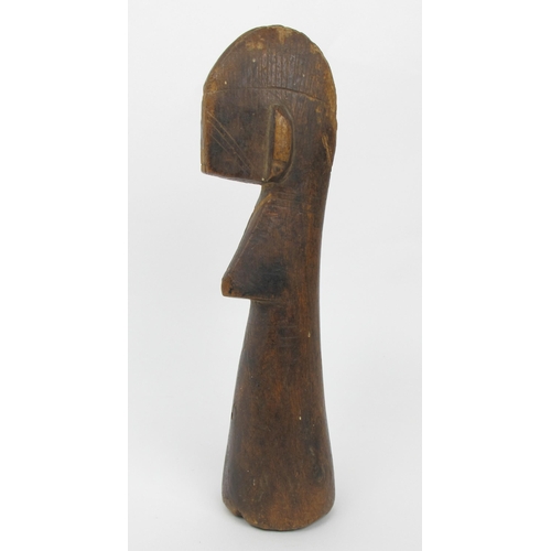 535 - An African carved wood standing figure