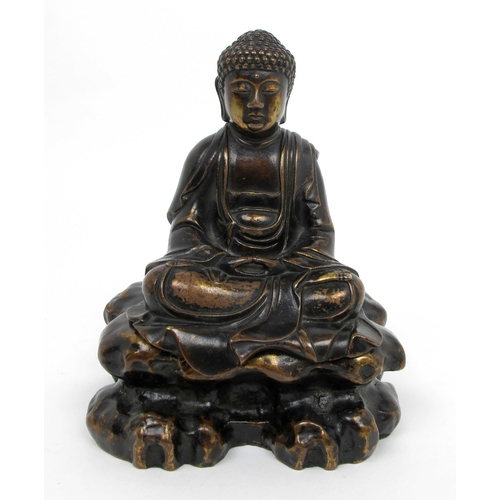 567 - A Chinese bronze of Buddha