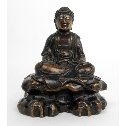 567 - A Chinese bronze of Buddha