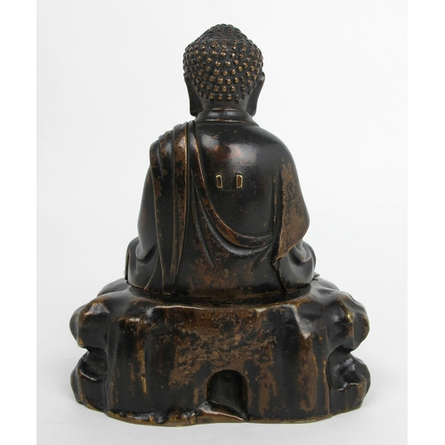 567 - A Chinese bronze of Buddha