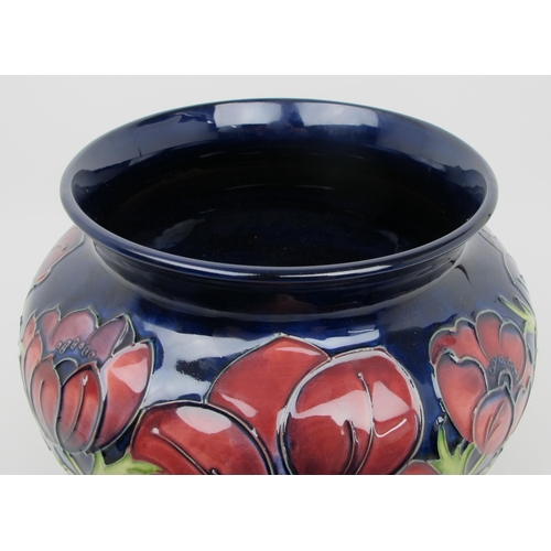 654 - A Moorcroft pottery Anemone planter