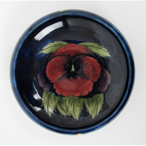 659 - A Moorcroft pottery Pansy bowl c.1935